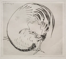 El servicio de alta cocción: Gallo, c. 1860