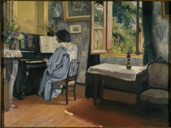 Dama al piano