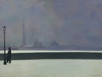 El Neva, ligera niebla. 1913