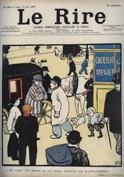 ¡Oye! ¡Entrenador! Portada del periódico “Le Rire”, del 23 de junio de 1898