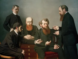 Los cinco pintores