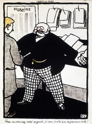 Dinero y banca por Félix Vallotton - en “L