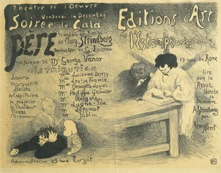 Programa de la Ópera de París, incluyendo obras de August Strindberg