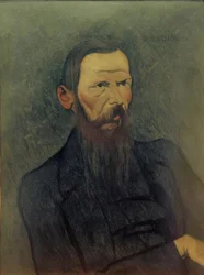 Retrato decorativo de Dostoievski