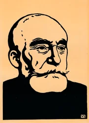 Retrato de Puvis De Chavannes, c. 1898