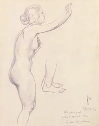 Estudio para Perseo y Andrómeda, 1918