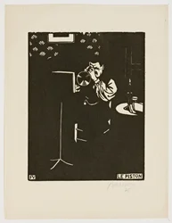 El cornetín, de la serie "Instrumentos musicales", 1896-97
