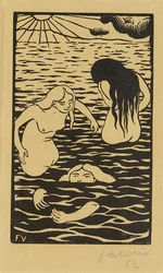 Tres bañistas, 1894