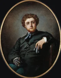 Retrato del compositor Georges Bizet 1838-1875, ca 1865