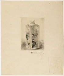 Caja de Té de Porcelana