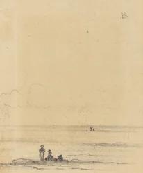 Figuras en una orilla [verso], c. 1875