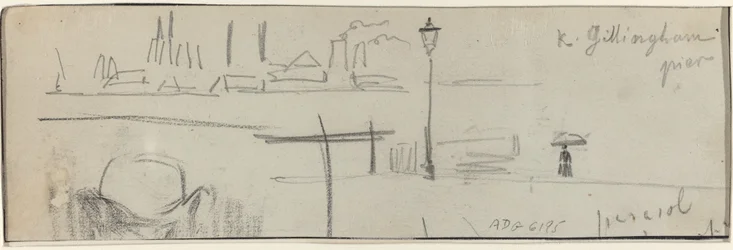 Muelle de Gillingham, Londres [reverso]