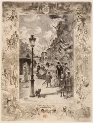 La Fiesta Nacional en el Boulevard de Clichy
