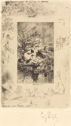Página de título para Lettres de Mon Moulin, c. 1885