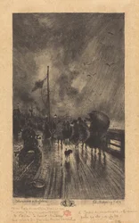 Un desembarco en Inglaterra, 1879