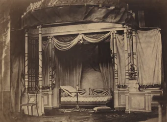 Dormitorio expuesto en la Exposición Universal de París de 1855,1855 (foto)