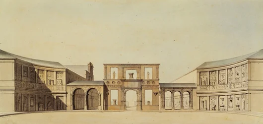 El patio de la École des Beaux-Arts, París