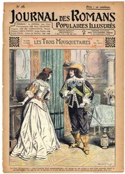Novela en serie: “Los Tres Mosqueteros” de Alexandre Dumas (1802-1870). El rey Luis XIII (1601-1643) anuncia a la reina Ana de Austria (1601-1666) que tendrá que llevar los broches de diamantes para el baile organizado en el ayuntamiento.