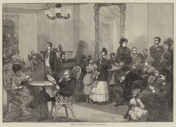 Bocetos americanos, vida en el hotel, domingo por la noche