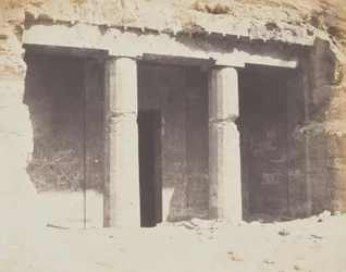 Arquitectura rupestre - Tumba de Jnumhotep, Beni Hasan