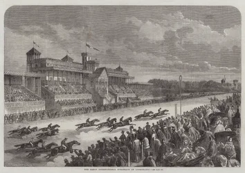 La Gran Carrera Internacional de Caballos en Longchamps