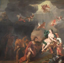 Eneas recibe de Venus una nueva armadura