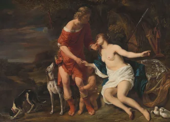 Venus y Adonis, c.1658 (óleo sobre lienzo)