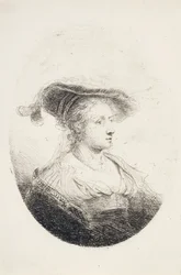 Joven Dama con Sombrero de Plumas, 1644