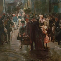 En la estación