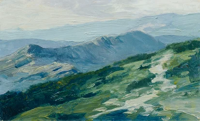 Montañas gigantes (de la carpeta "16 vistas de paisajes checos 