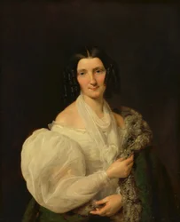 Barbara von Schickh, como prometida de Wolfgang Ritter von Manner
