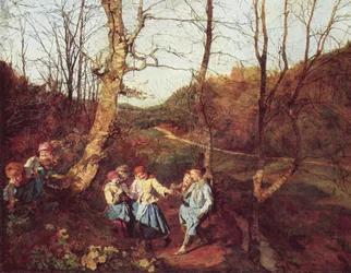 Primavera en el Bosque de Viena (Los recolectores de violetas)