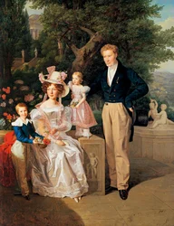 El Consejero de Legación Theodor Joseph Ritter von Neuhaus (pintura sobre madera)