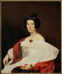 Retrato de la esposa de Josef von Stadler, funcionario de la corte