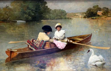 Paseo en bote por el Sena, 1875-1876