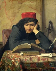 La lectora, 1856