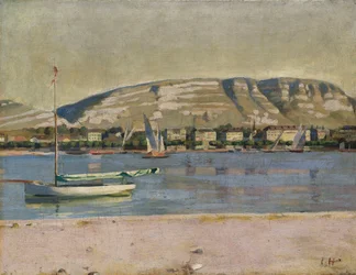 Puerto de Ginebra y el Saleve