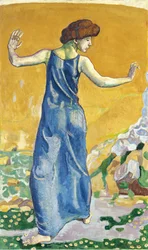 Mujer alegre