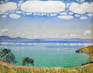 Lago de Ginebra, visto desde Chexbres, 1905