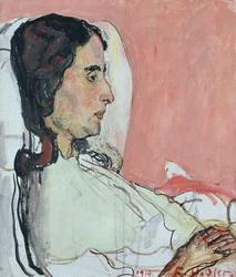 Madame Valentine Gode Darel, enferma, 1914