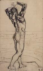 Desnudo masculino, estudio para La Verdad