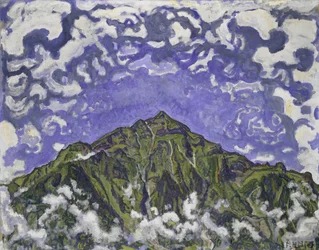 Monte Niesen visto desde Heustrich, 1910