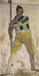 Guerrero con alabarda, c. 1898