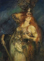 Despedida de Wotan a Brunilda, c. 1910
