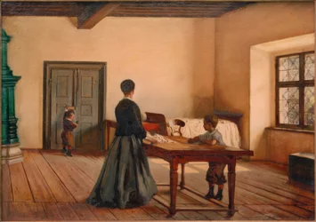 El dormitorio del artista