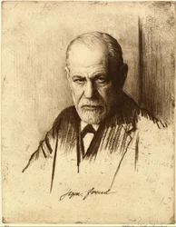 Retrato de Sigmund Freud 1856-1939, 1926