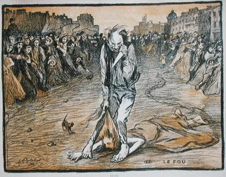 El loco, c.1900 (litografía)