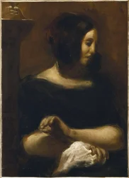 Retrato de George Sand, después de 1838