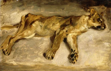 Una Leona Durmiendo, c.1830