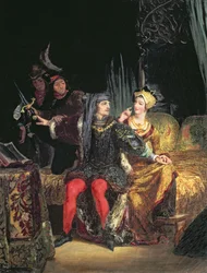 Carlos VI (1380-1422) y Odette de Champdivers, c.1824-26
